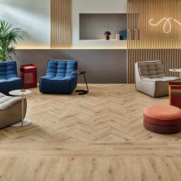 Laholm Oak | 0.7mm Commercial Wood LVT Flooring from Amtico